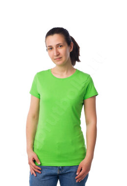 Салатовая женская футболка Салатовая женская футболка